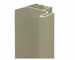 Профиль GOLA вертикальный боковой L=3000mm, золото, FRM9202.G